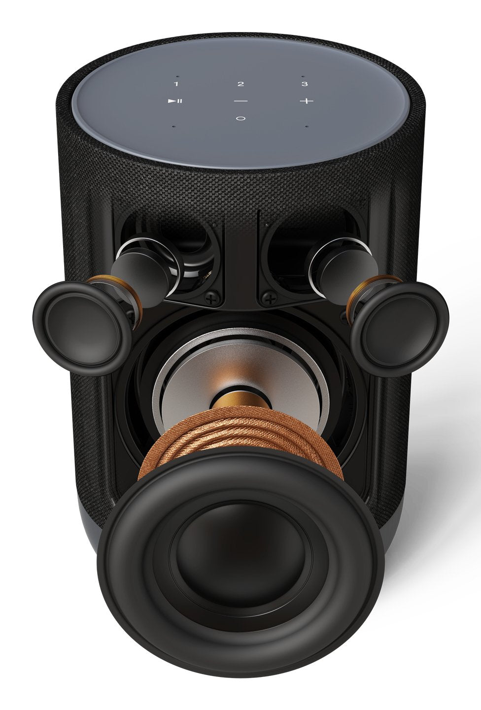 Denon Home 200 Black Altavoz Inteligente Inalámbrico Con Tecnología Heos Y Sonido Dolby Atmos.