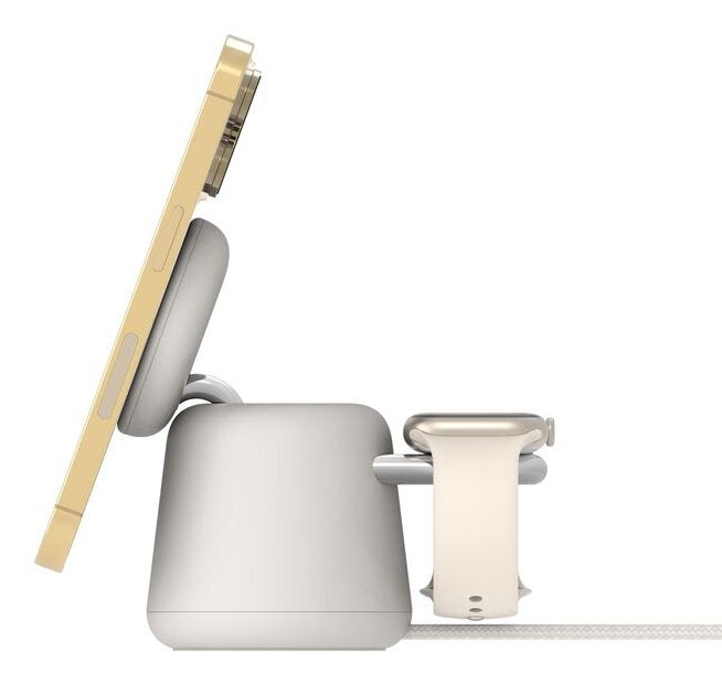 Belkin Boost Charge Pro 15w Mag. Lad.Qi2 2in1 Sand Wiz027vfh37