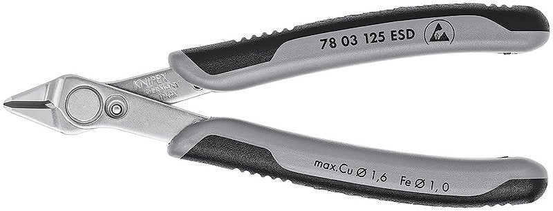 EAN 4003773025146 - Knipex 78 03 125 ESD alicate Alicate diagonal de corte imagen 1