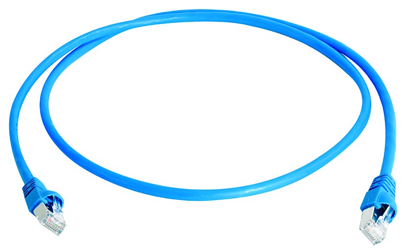 Cable Telegärtner Cat6a, 0.25m, Azul, 500mhz, Pimf, Halógeno