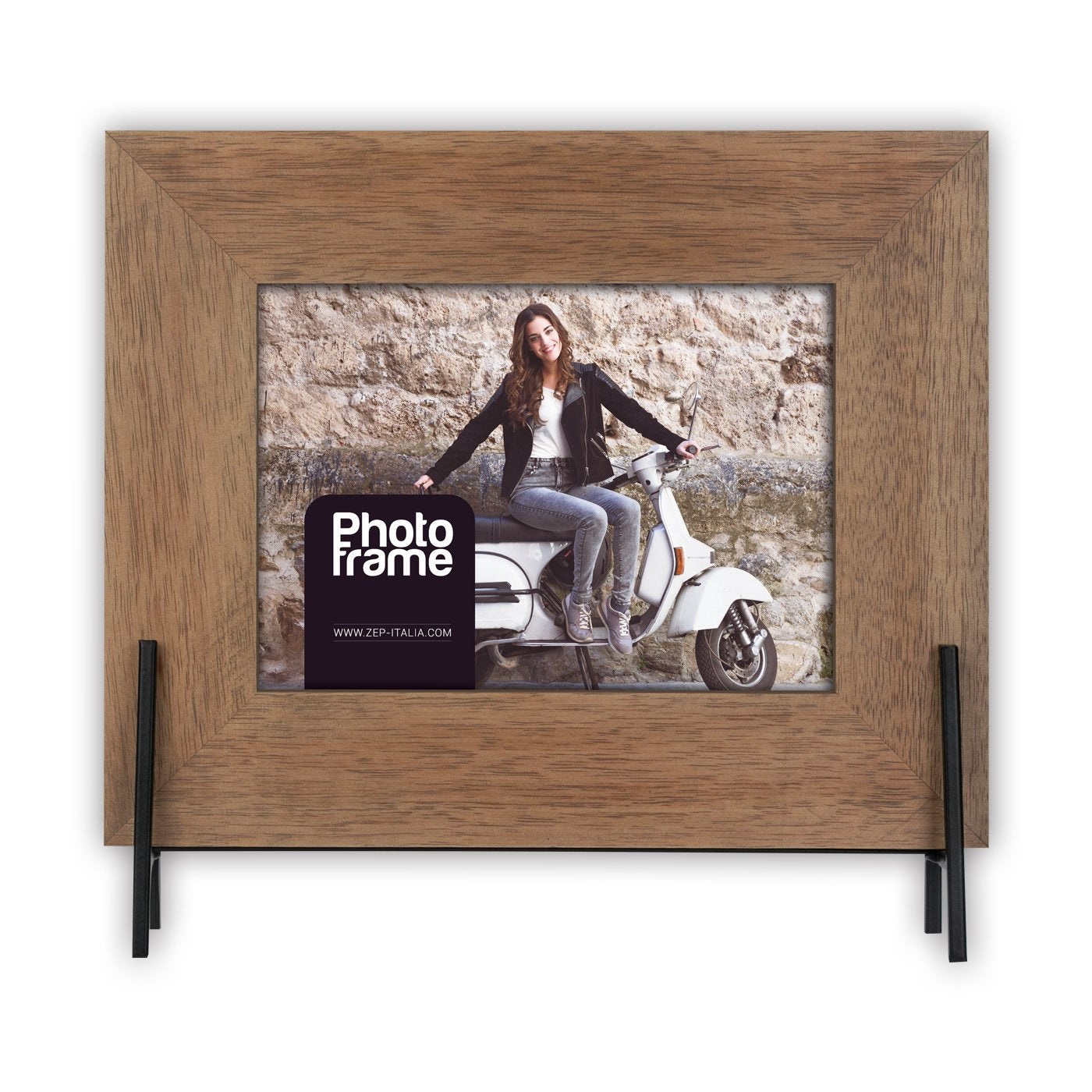 EAN 8020912074212 - ZEP Frejus horizontaal 13x11 hout portret ML275 Expositor de pie retroiluminado Marrón imagen 1