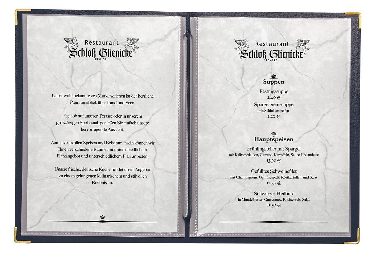 Sigel Speisekarten-Carpeta Sm100 Negro 1 Ud.