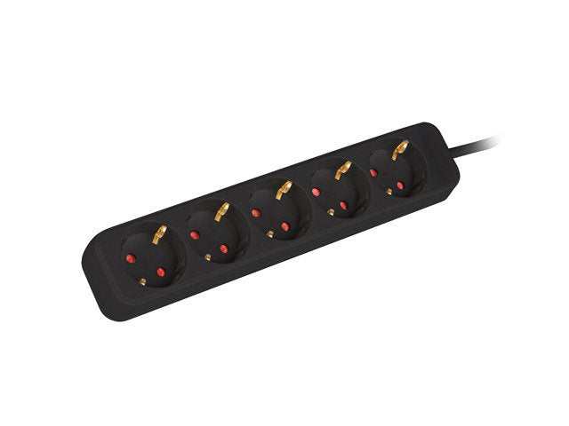 EAN 5901969429190 - Lanberg PS0-05F-0150-BK base múltiple 1,5 m 5 salidas AC Interior Negro imagen 1