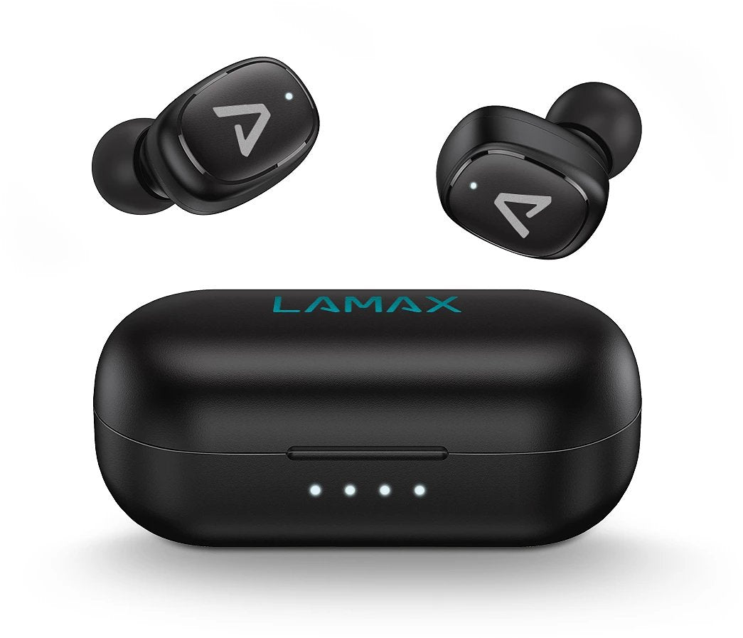Auriculares Lamax Dots3 Play Inalámbrico Usb Tipo C Bluetooth Negro