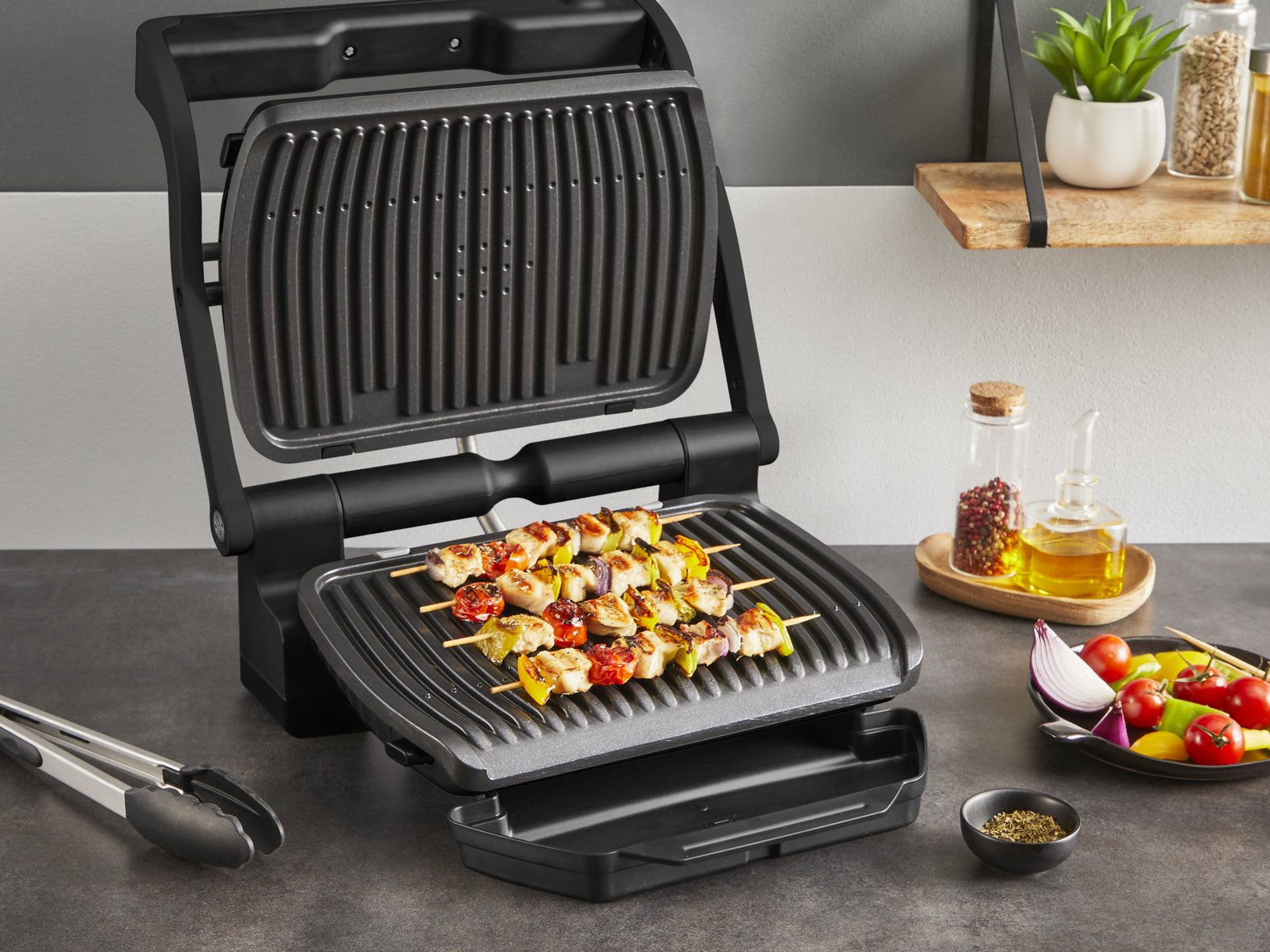 Tefal Tefal Optigrill+ Gc7178 Bk