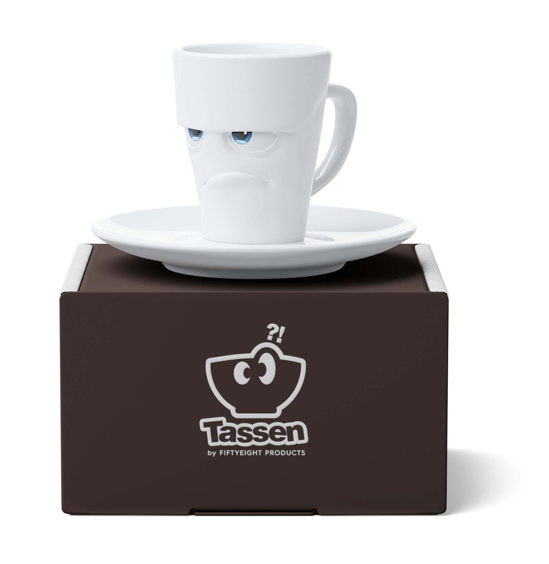 Fiftyeight Espresso Mug Con Henkel 80ml - Grummelig Blanco