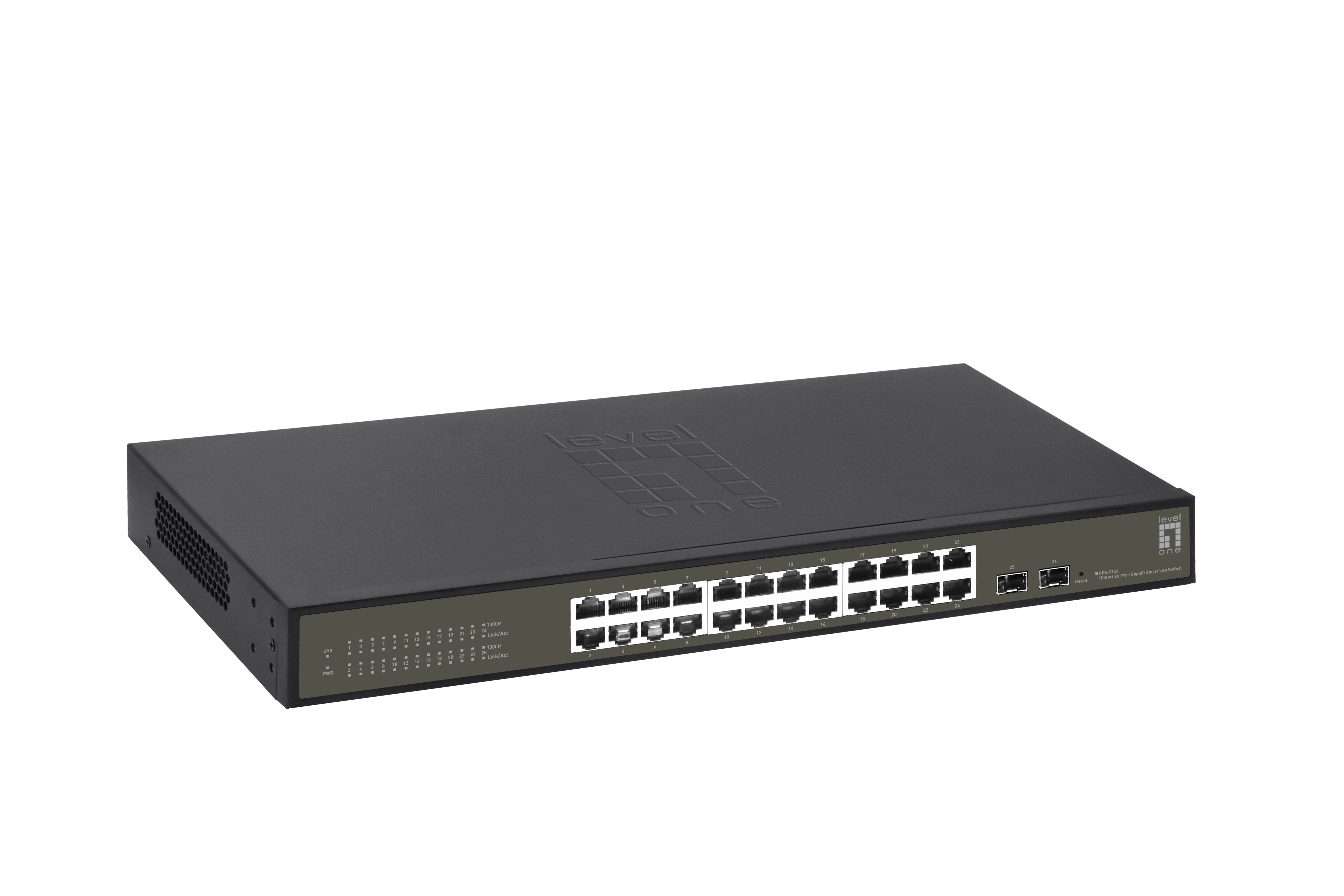 EAN 4015867229279 - LevelOne GES-2126 switch Gestionado L2 Gigabit Ethernet (10/100/1000) Negro imagen 4