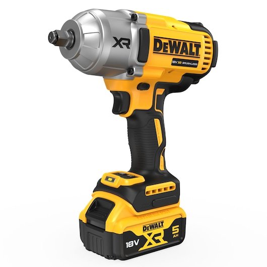 Dewalt Dcf900p2t-Qw Atornilladora De Impacto Con Batería 1/2" 1898 Nm Negro, Amarillo 18 V