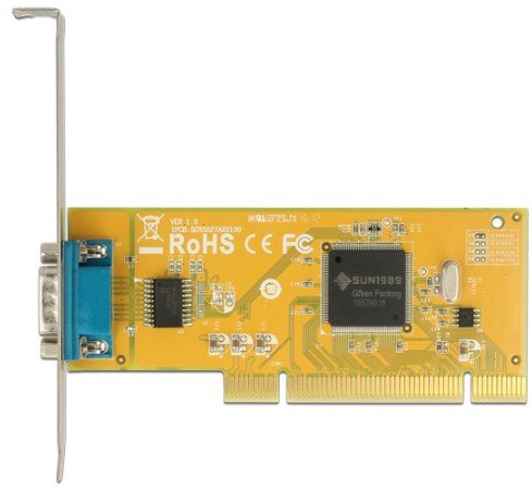 Delock 89592 Tarjeta Y Adaptador De Interfaz Interno Rs-232 Pci, Rs-232, Pci 3.0, Rs-232, Plata, Pc
