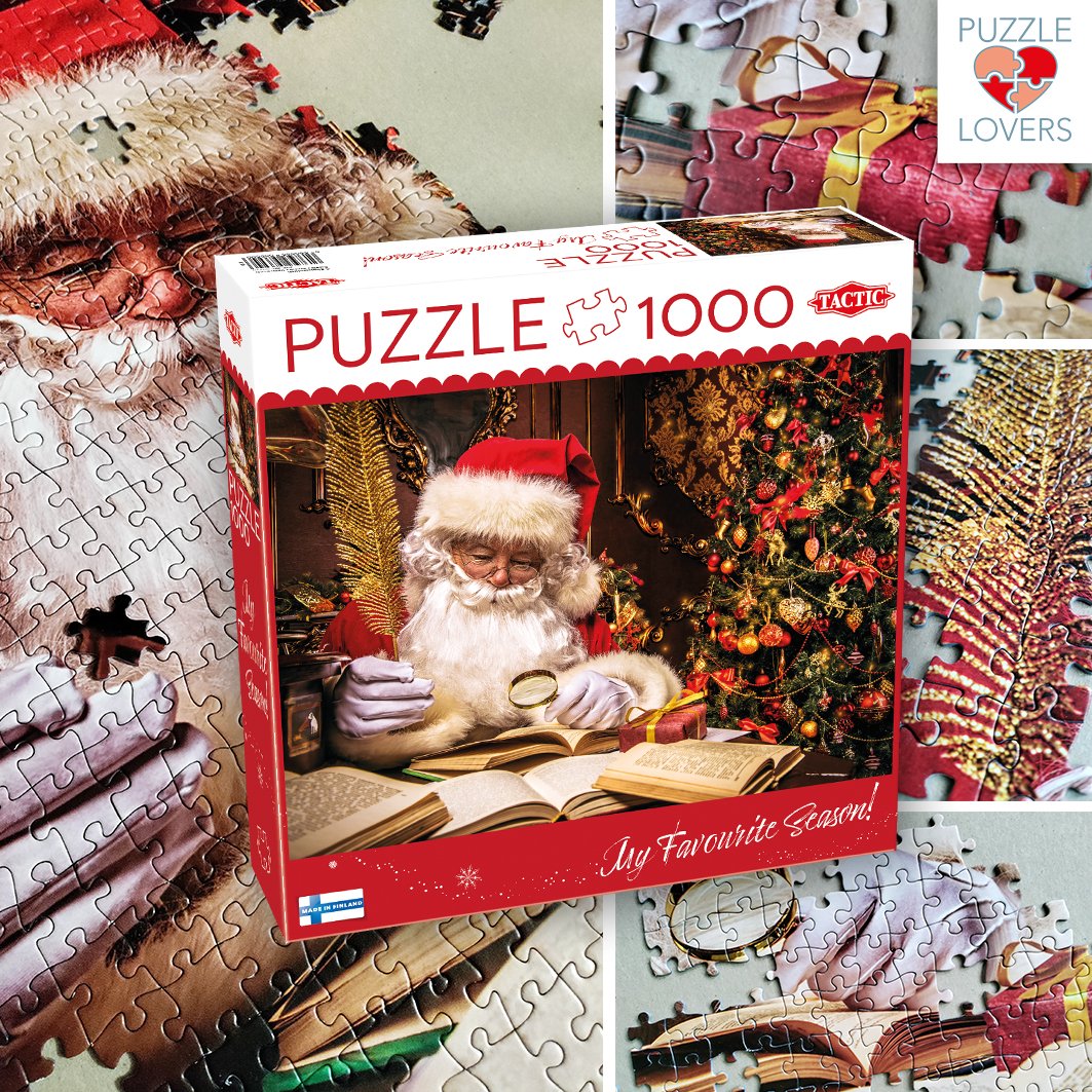 Puzzle 1000 Elementów Swiety Mikolaj W Swoim Domu