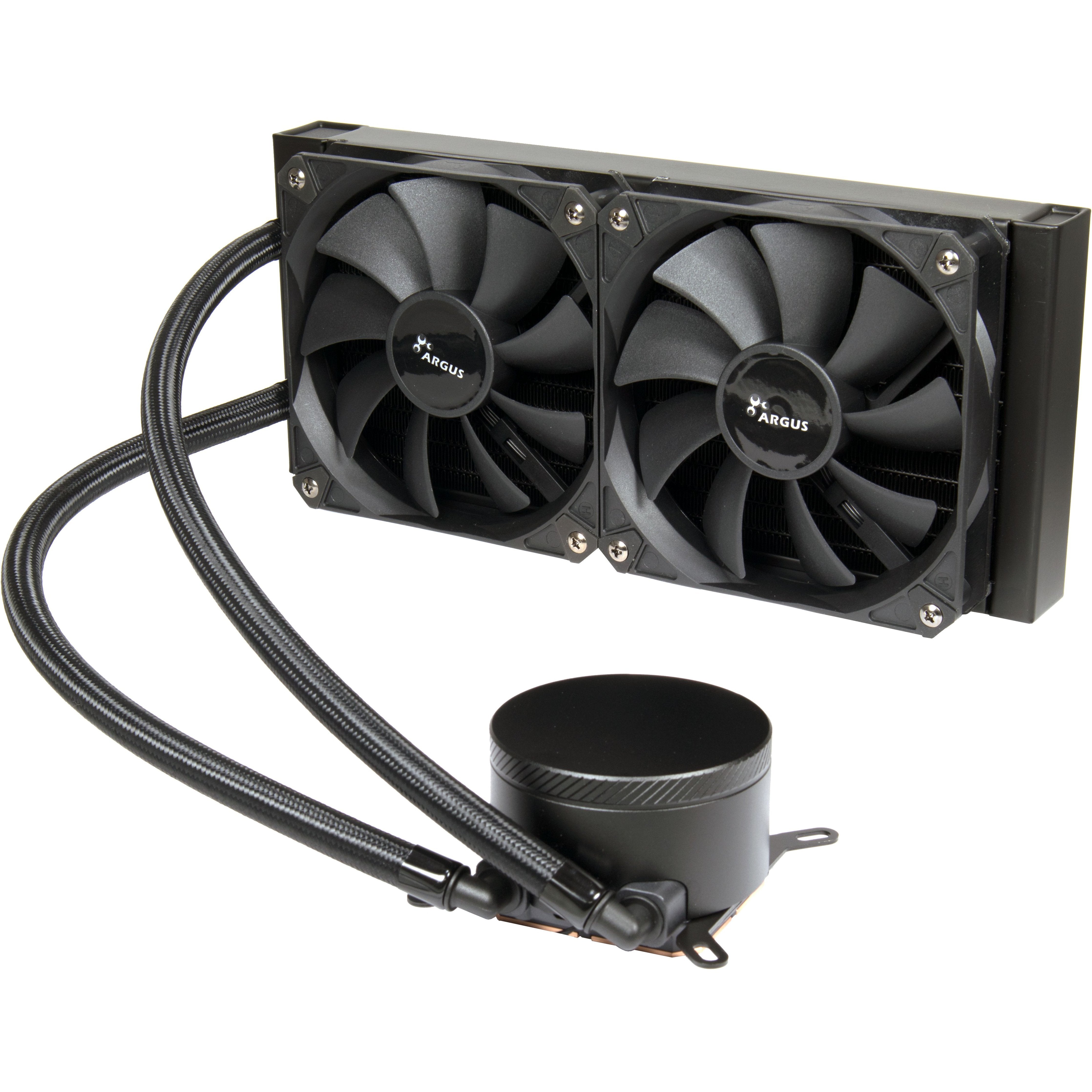 EAN 4260455648639 - Inter-Tech B-240 Procesador Sistema de refrigeración líquida todo en uno 12 cm Negro 1 pieza(s) imagen 1