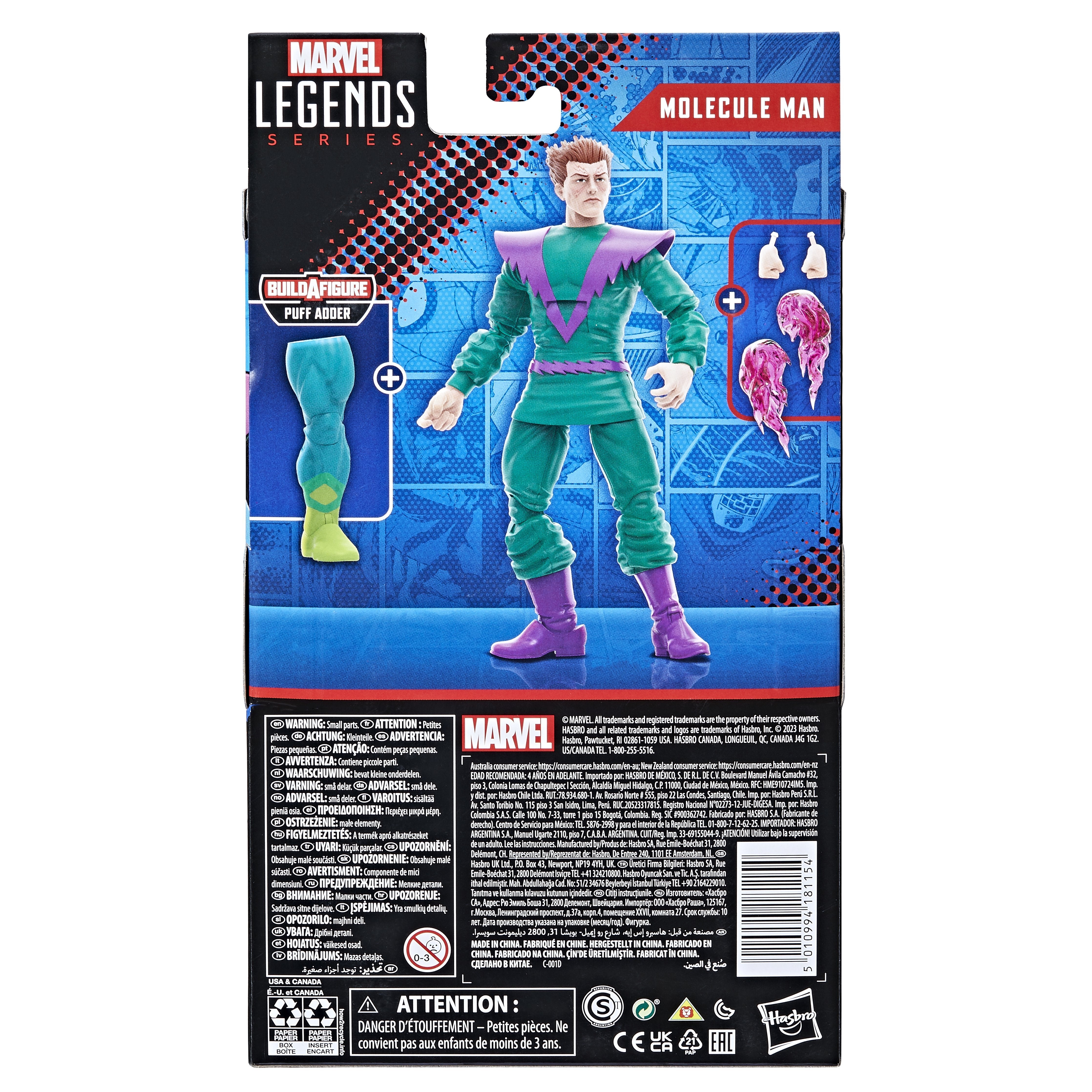 Figura Hasbro Marvel Legends Series Classic Molecule Man