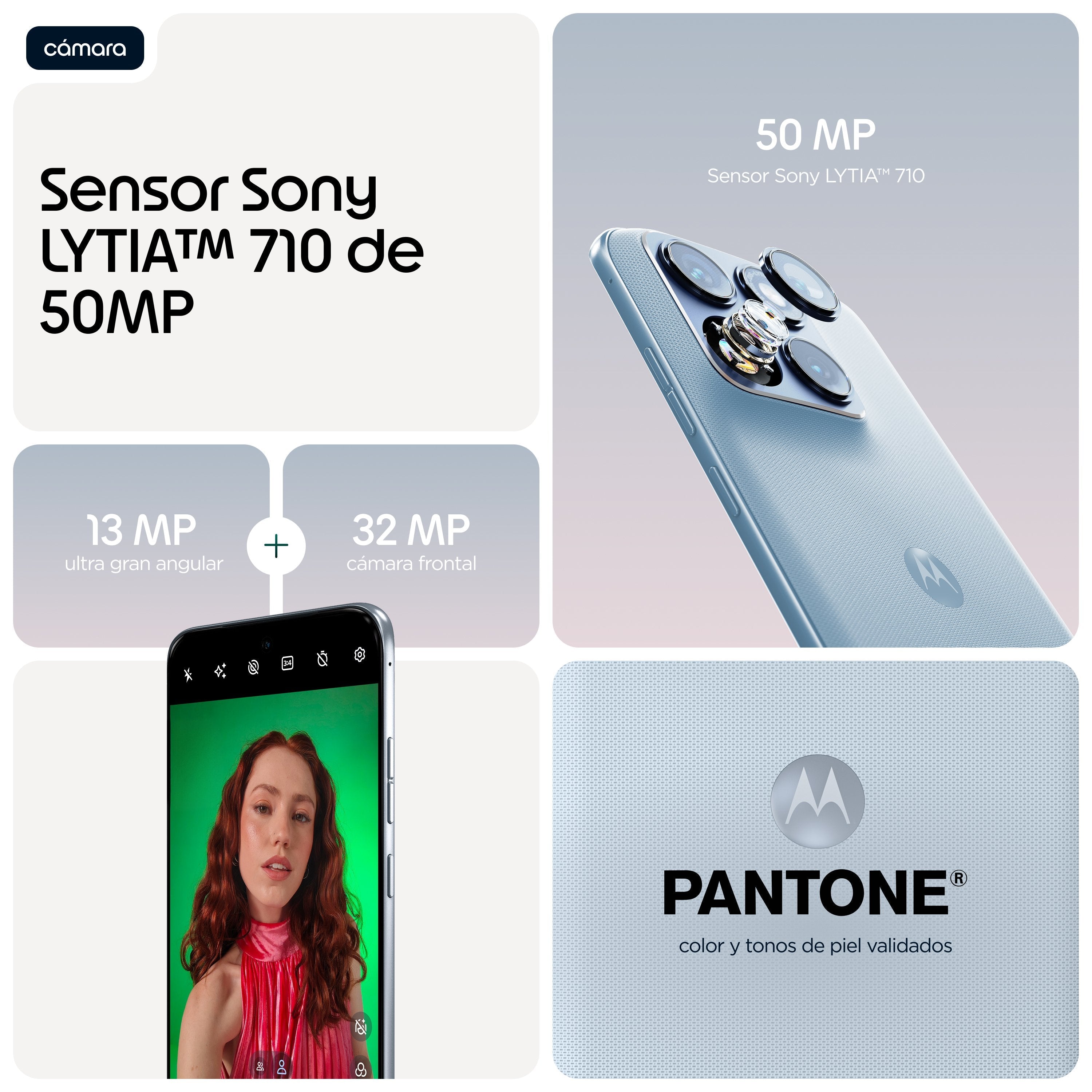 EAN 840493622330 - Motorola edge 70 fusion 17,2 cm (6.78") SIM doble Android 16.0 5G USB Tipo C 12 GB 256 GB 7000 mAh Azul cl imagen 6