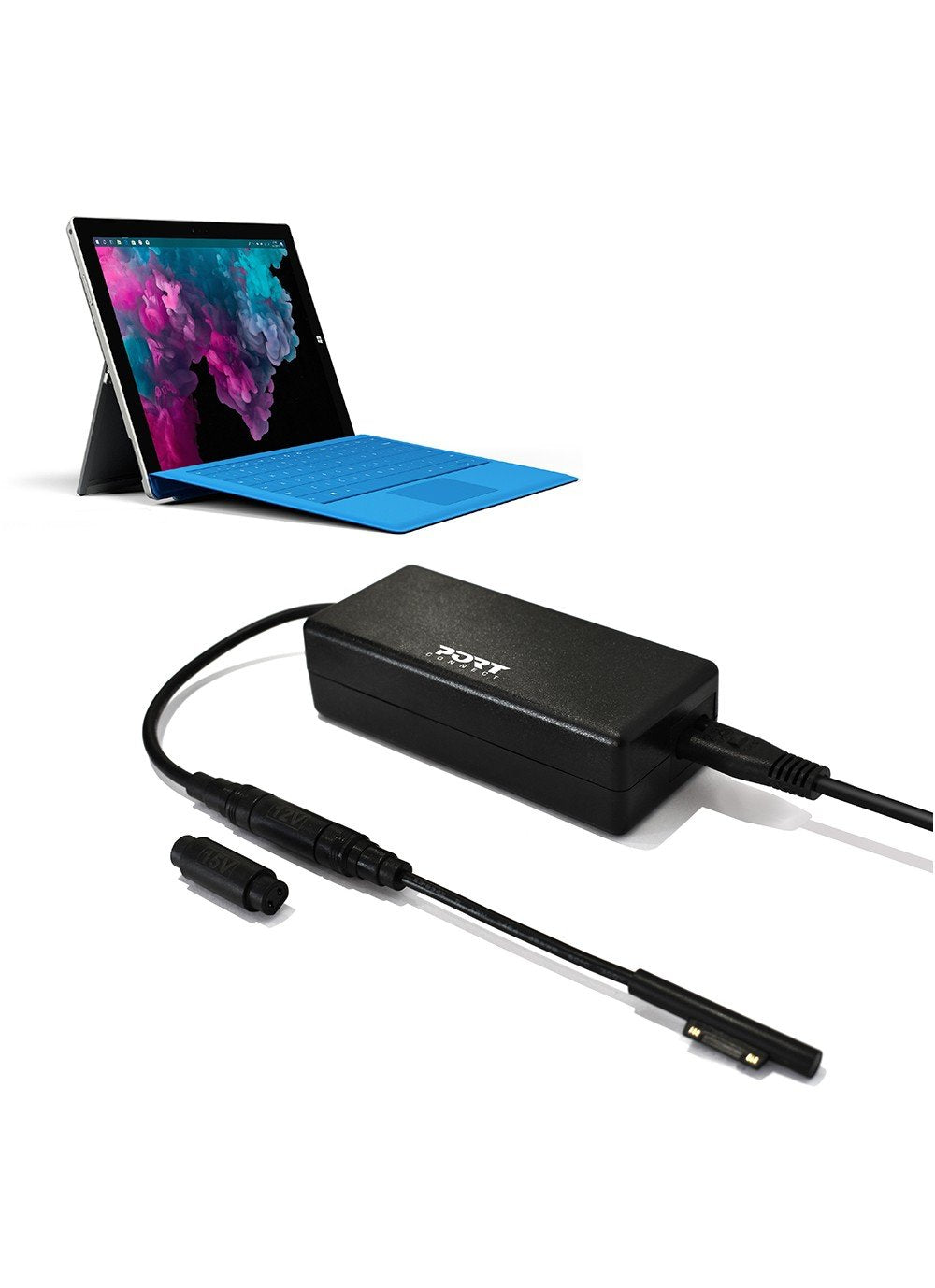 Port Designs 900102-Eu Cargador Portatil 60 W Negro Para Ms Surface - Eu