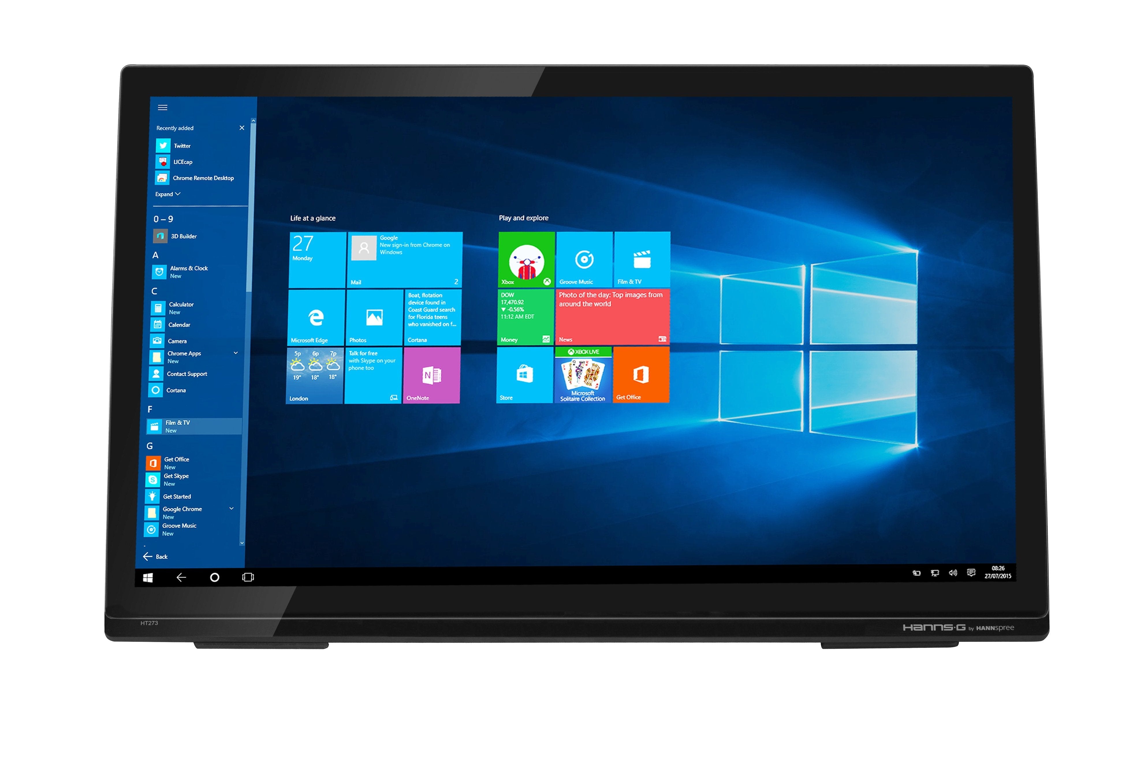 Monitor Hannspree -G 27" Altavoces Ree Ht273hpb 27tactil 8ms Vga Hdmi