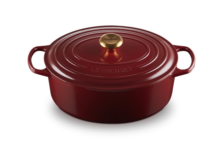 Le Creuset Signature Roaster Round 31cm Rhone (21178319494441)