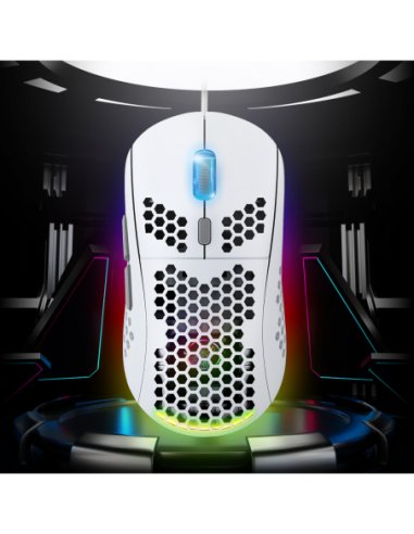 EAN 3700104455818 - Spirit of Gamer PRO-M4 ARTIC ratón Juego mano derecha USB tipo A Óptico 12800 DPI imagen 3