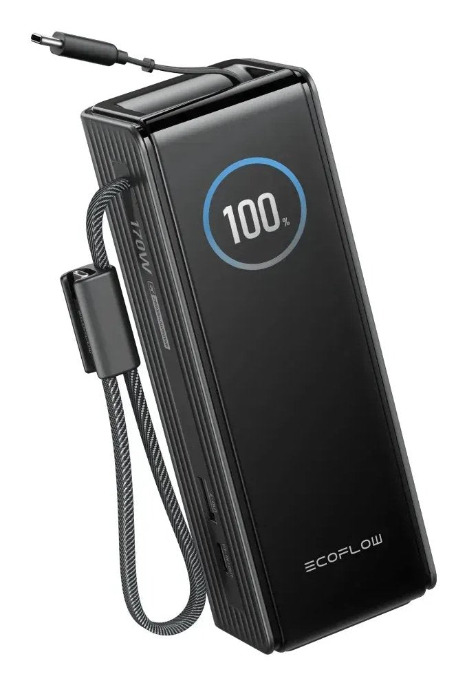 Ecoflow Rapid 25k Built-In Cable - Powerbank Black