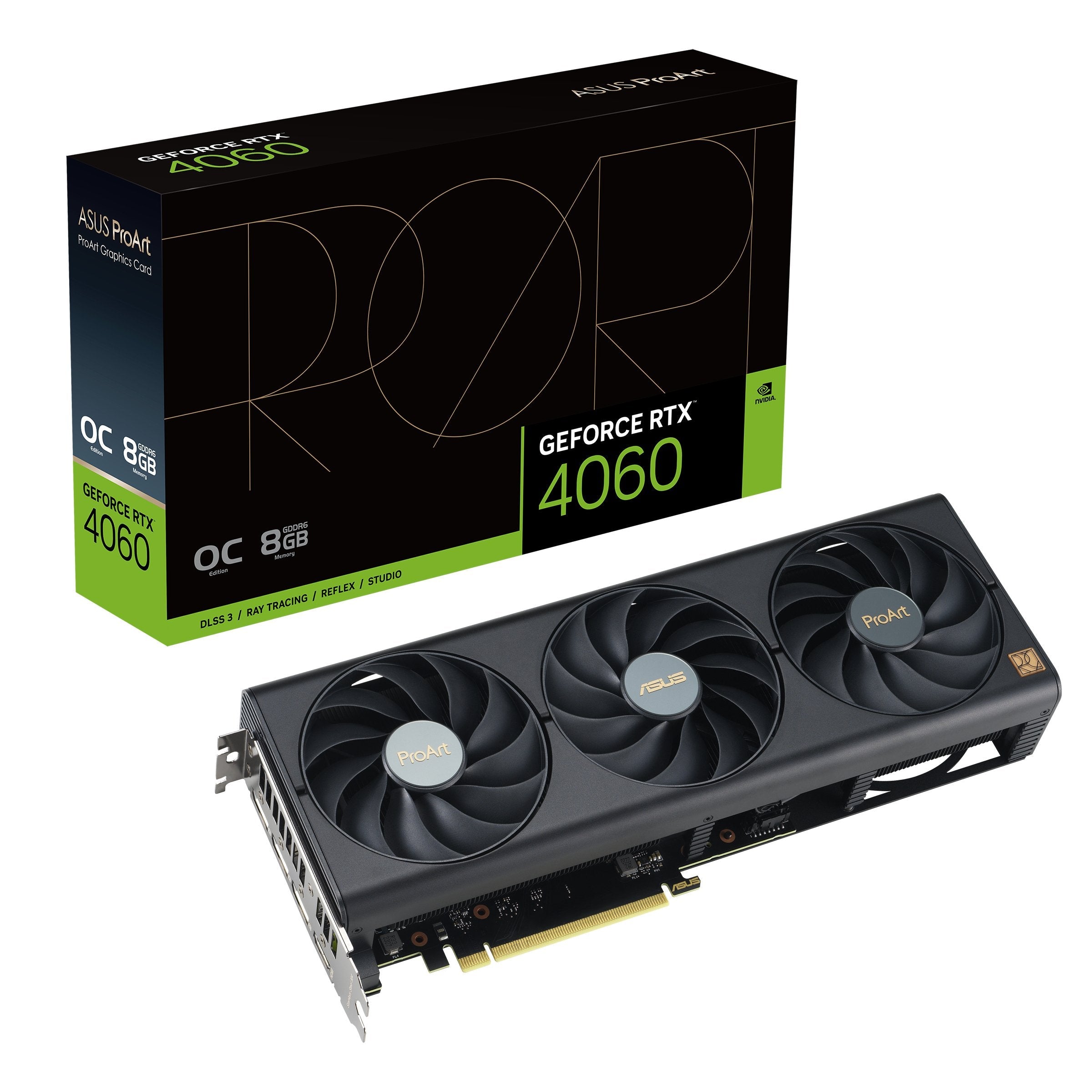 Asus Proart -Rtx4060-O8g Nvidia Geforce Rtx 4060 8 Gb Gddr6