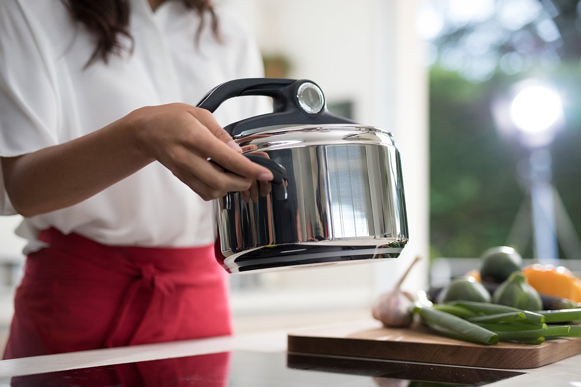 Olla A Presion Lagostina Mia, 22 Cm, 7 L