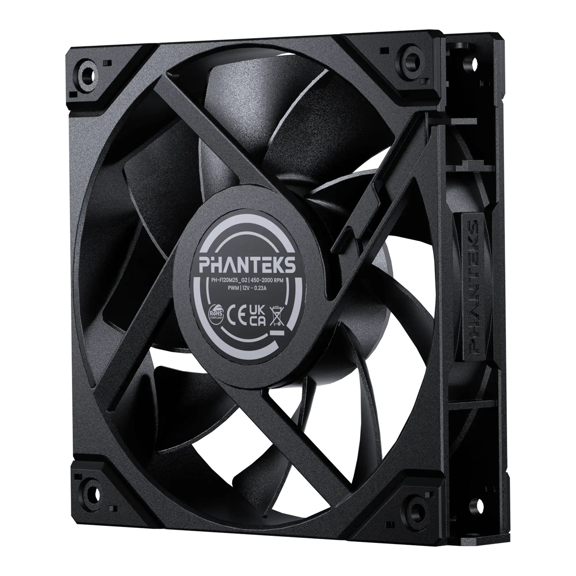 Phanteks M25g2-120 Triple Pack (Negro, 3er-Pack, 120 Mm) Ph-F120m25_g2_bbk01_3p
