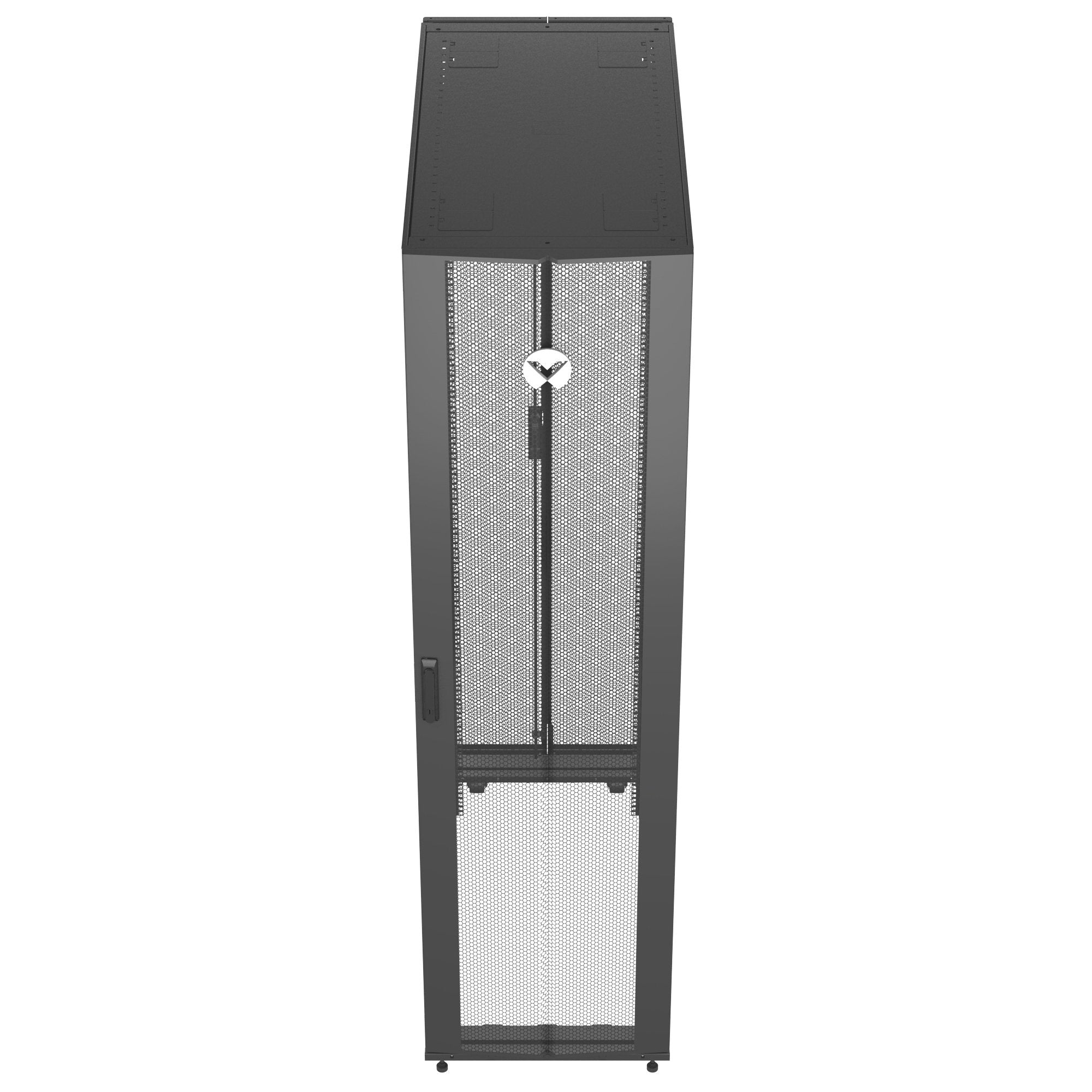 EAN 4061471035041 - Vertiv VR3307 armario rack 48U Rack o bastidor independiente Negro, Transparente imagen 3