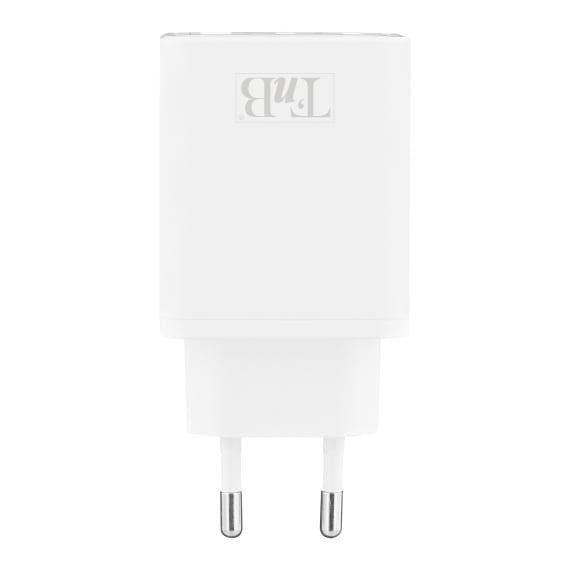 Tnb Cargador Gan Charger 2 Usb-C Power Delivery + 1 Usb-A 65w - White