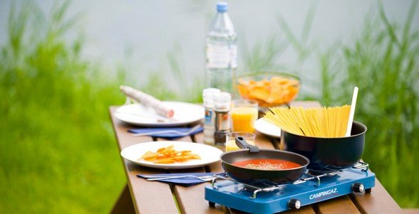 EAN 3138522060480 - Campingaz Base Camp Azul Encimera Encimera de gas 2 zona(s) imagen 3