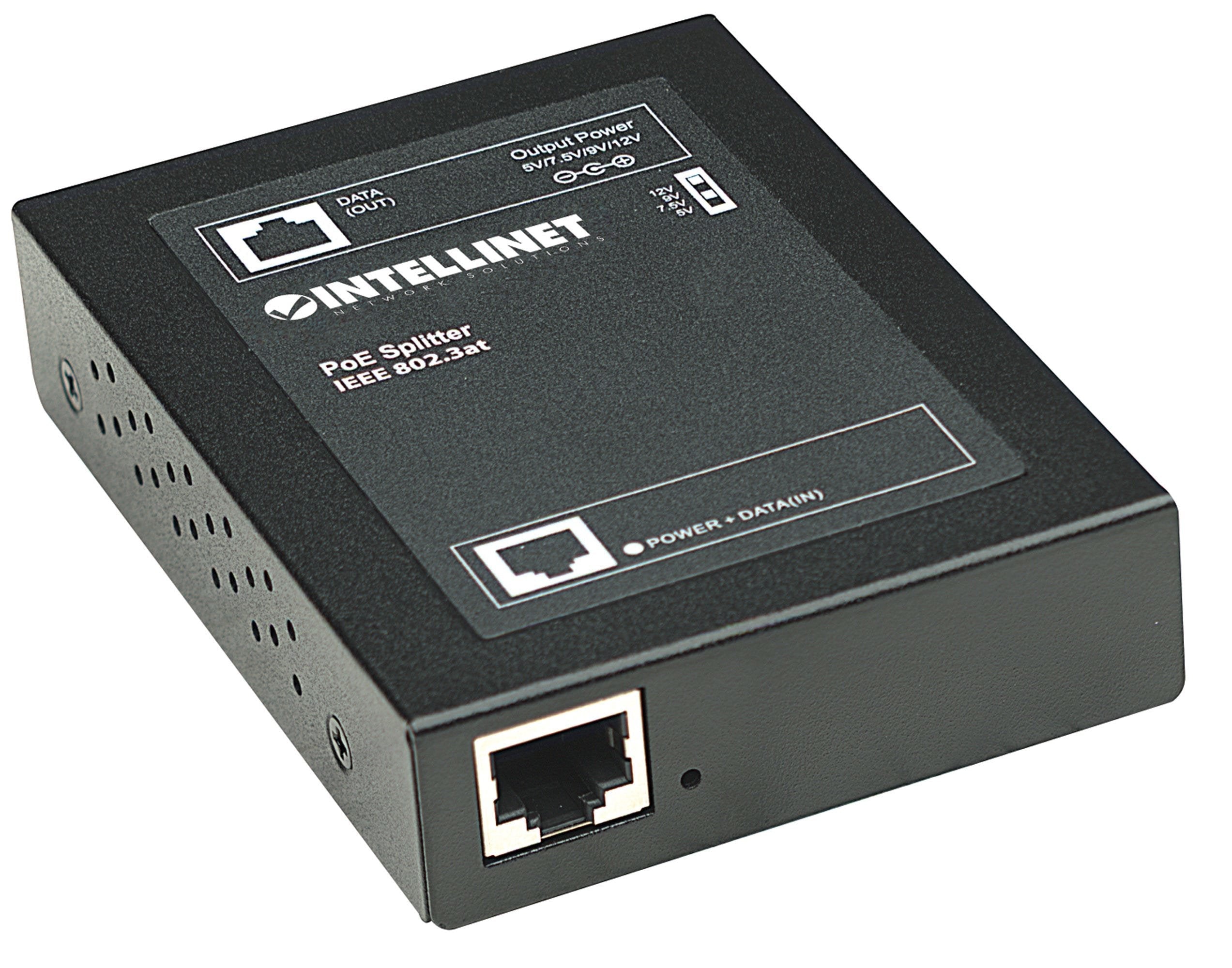 EAN 0766623560443 - Intellinet 560443 divisor de red Energía sobre Ethernet (PoE) Negro imagen 3