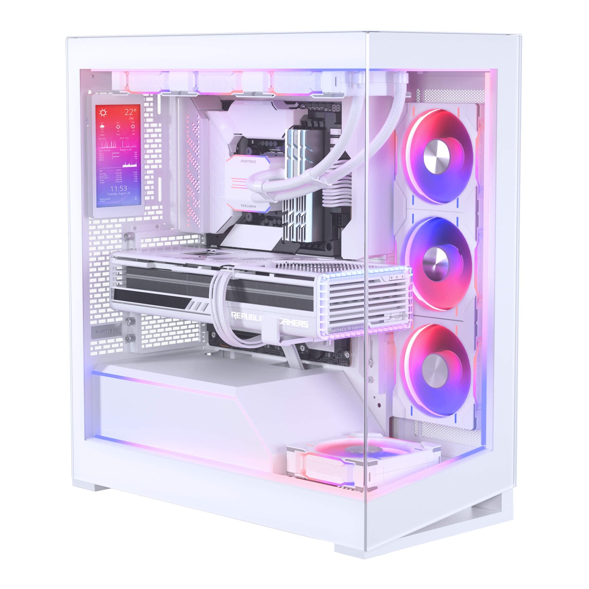 Phanteks 5,5 Pulgadas High Resolution Display Para Carcasa - Blanco