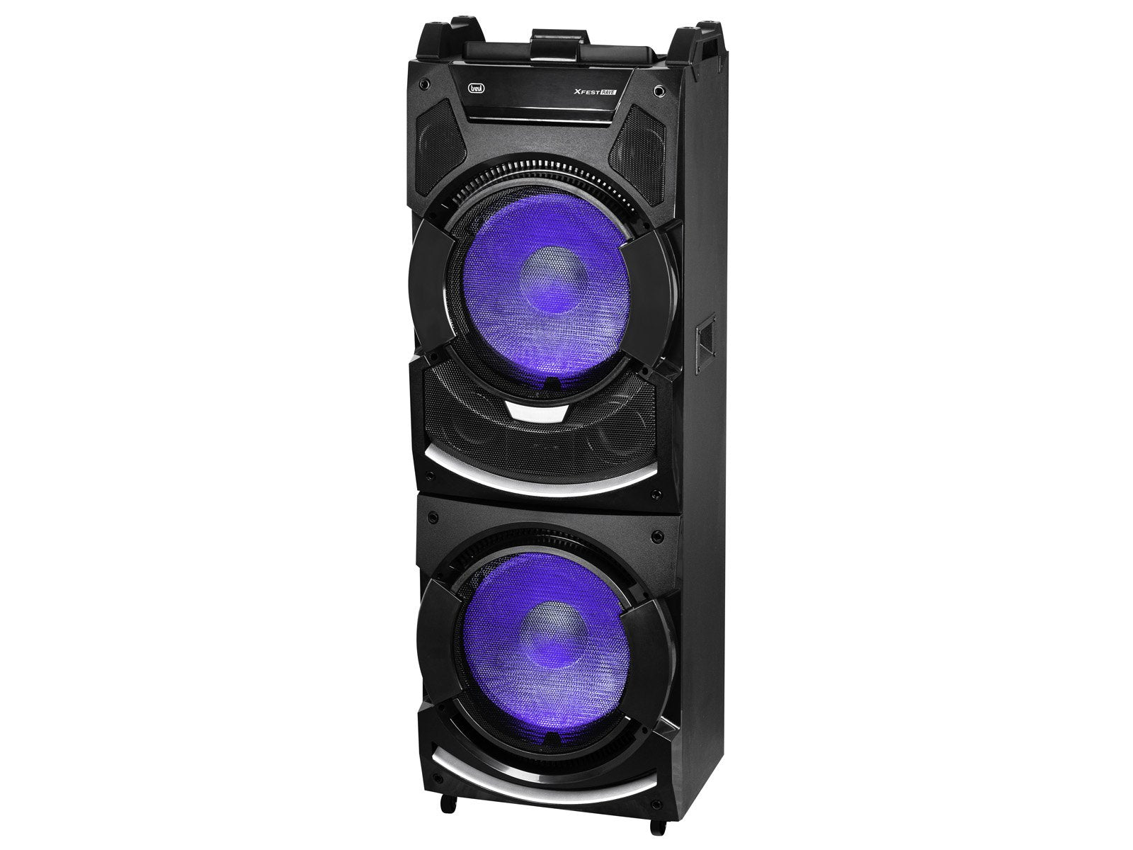 Xfest High Power Amplified Speaker 500w Bluetooth Usb Aux-In Tws Trevi 4500 Dj