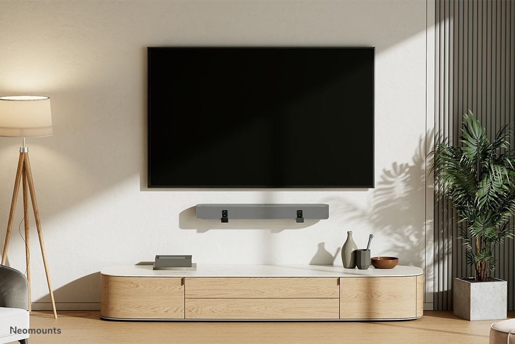 Soporte Universal Para Barra De Sonido, Ajustable En Profundidad (9-15,4 Cm) 15kg Awl29-550bl1 Neomounts