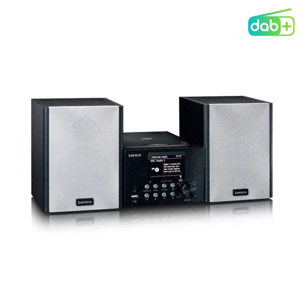 Lenco Mc-250, Minicadena De Música Para Uso Doméstico, Negro, 1 Cubierta(S), 24 W, Dab+,Fm, Tft