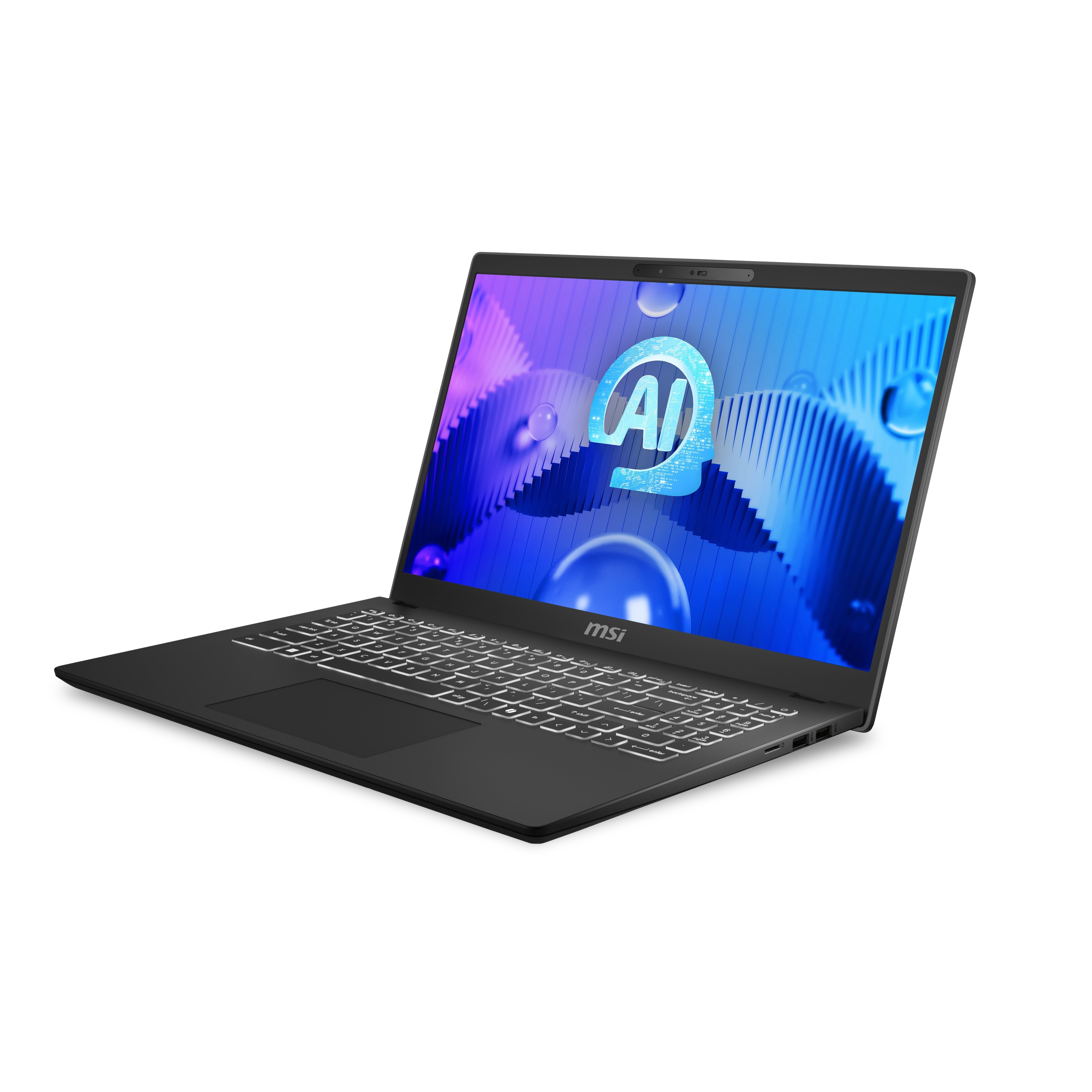 Portatil Msi Modern 15 H Ai C1mg-078xes Ultra 5 125h 15.6" 16gb 512gb Ssd Freedos Negro