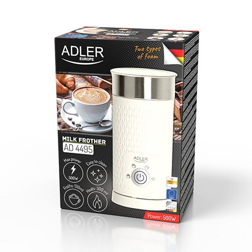 EAN 5903887809740 - Adler AD 4495 espumador o calentador de leche Calentador/espumador de leche automático Beige imagen 7
