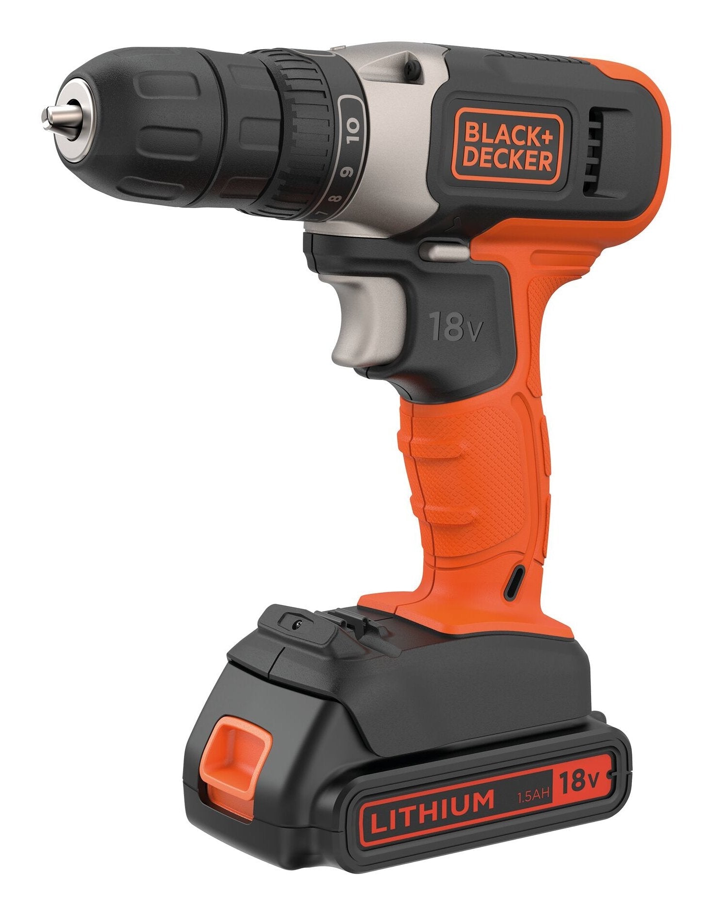 Negro+Decker Taladro/Atornillador Inalámbricobcd001c1, 18volt Bcd001c1