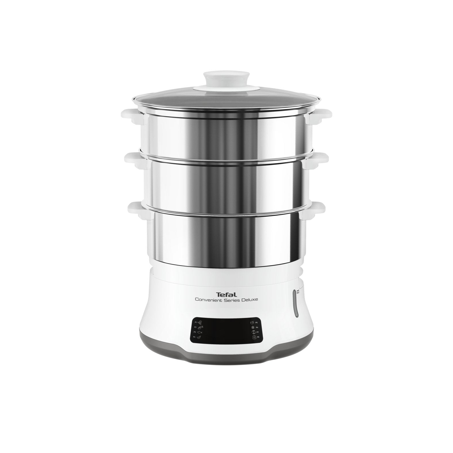 Olla Vaporera Tefal Vc502d10, Acero Inoxidable Blanco