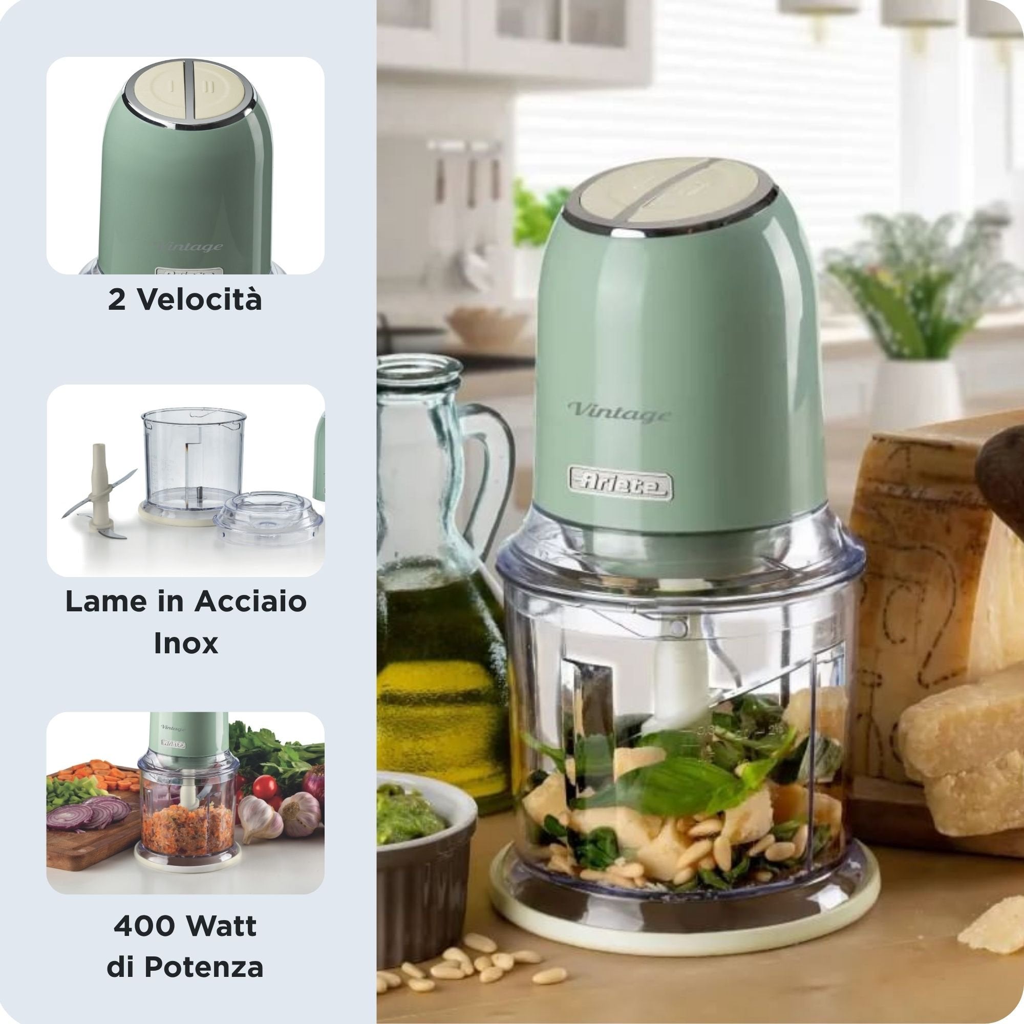 EAN 8003705120099 - Ariete 0438/04 0,6 L 400 W Verde imagen 3