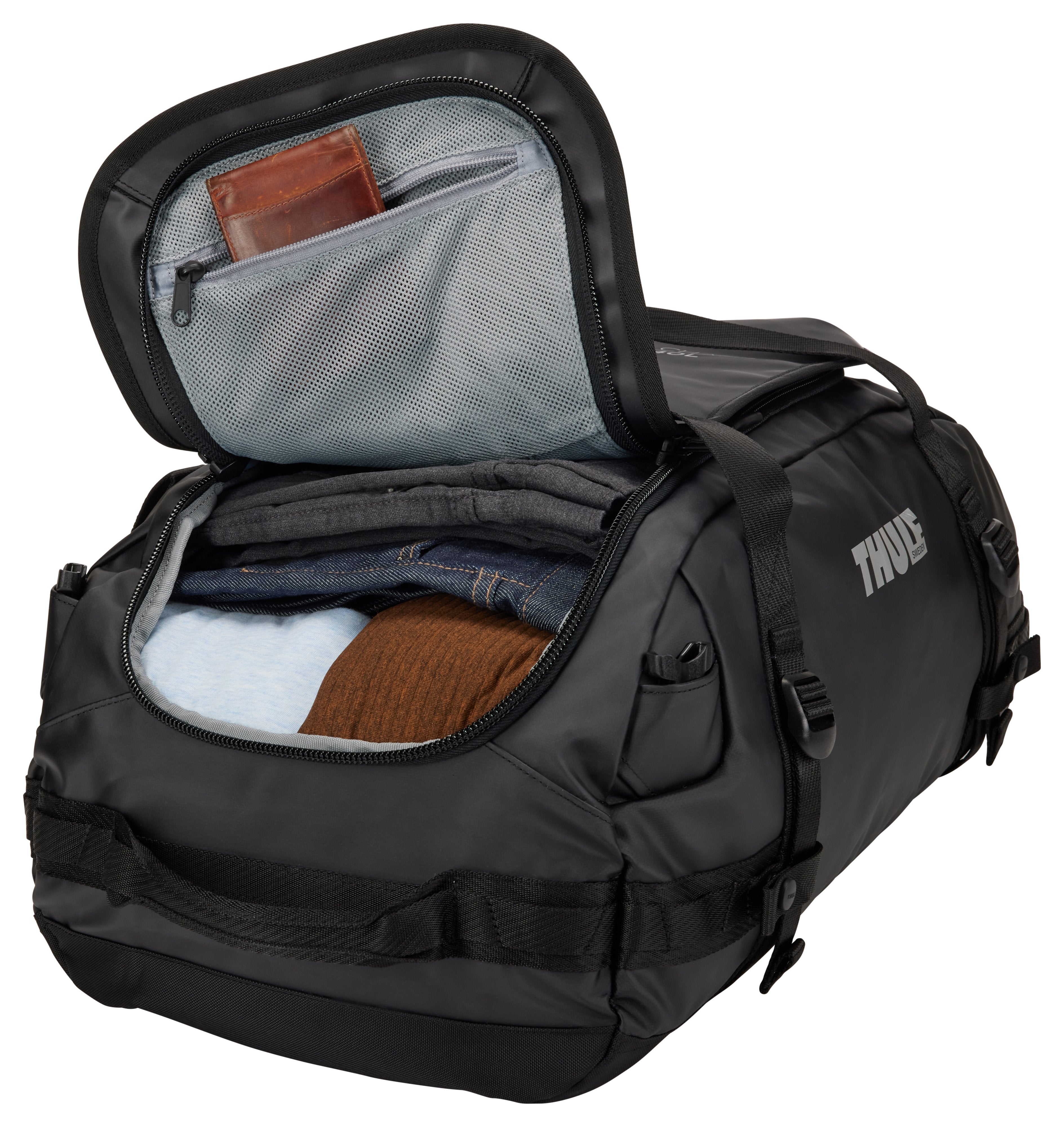EAN 85854255196 - Thule Chasm TDSD302 Black bolso de lona 40 L Poliéster Negro imagen 9