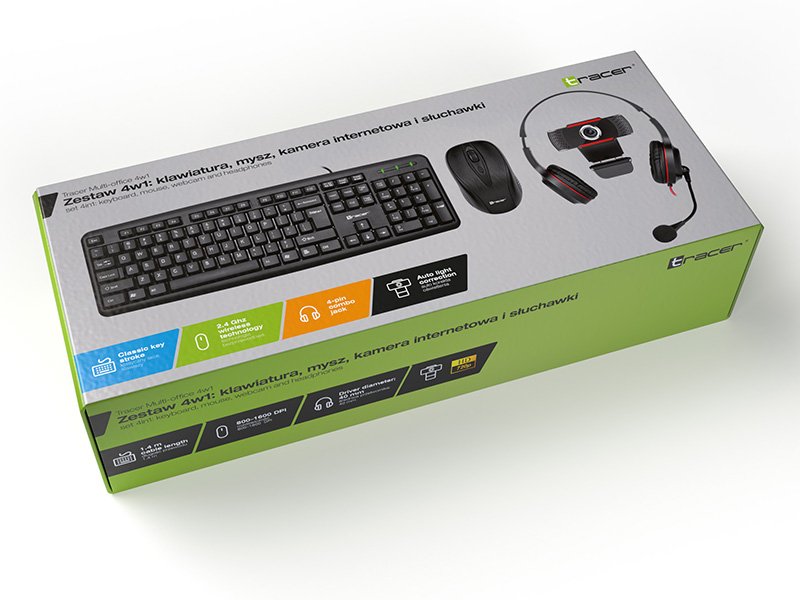 EAN 5907512865491 - Tracer TRAKLA46695 teclado Ratón incluido Oficina USB Negro imagen 3