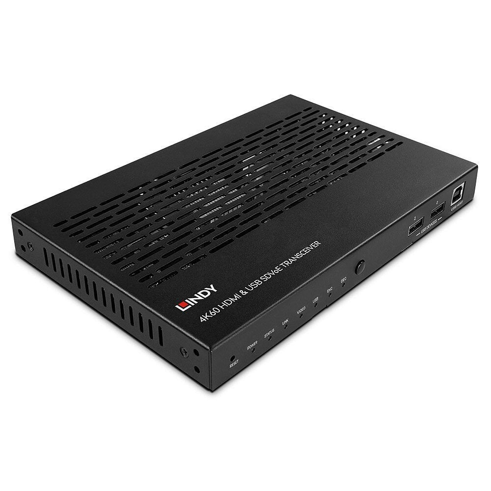 Lindy 38365 Extensor Audio/Video Transmisor De Señales Av Negro