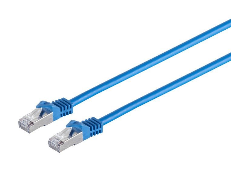 Cat7 S/Ftp Network Cable 20m, Blue Cat7 S/Ftp Network Cable
