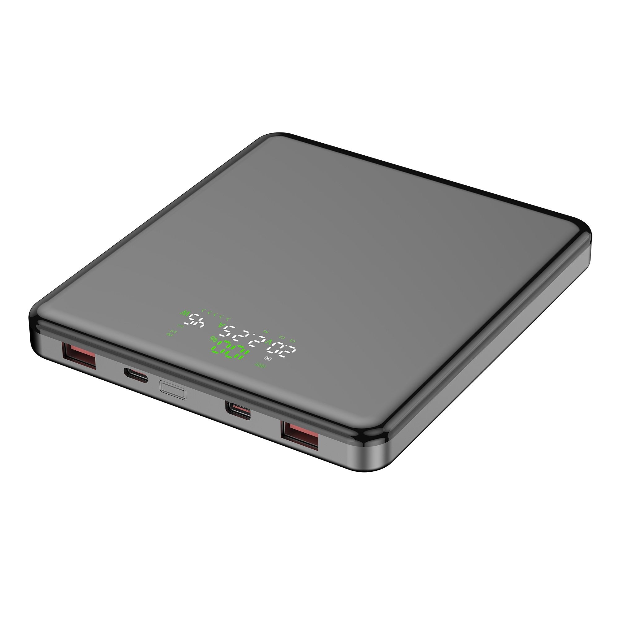Powerbank 20000mah Leotec Lepow100w20g 100w Gris Incluye Cable Usb Tipo-C