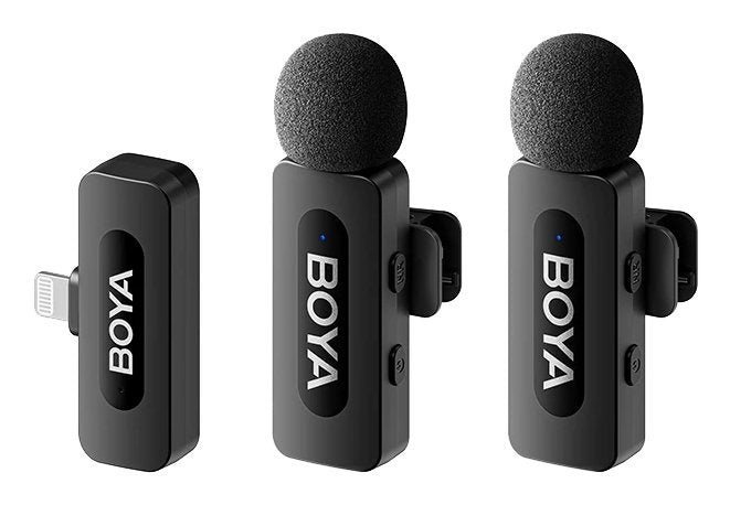 EAN 6977490710280 - BOYA BY-V2 (V2.0) micrófono Negro Micrófono con pinza de enganche imagen 1