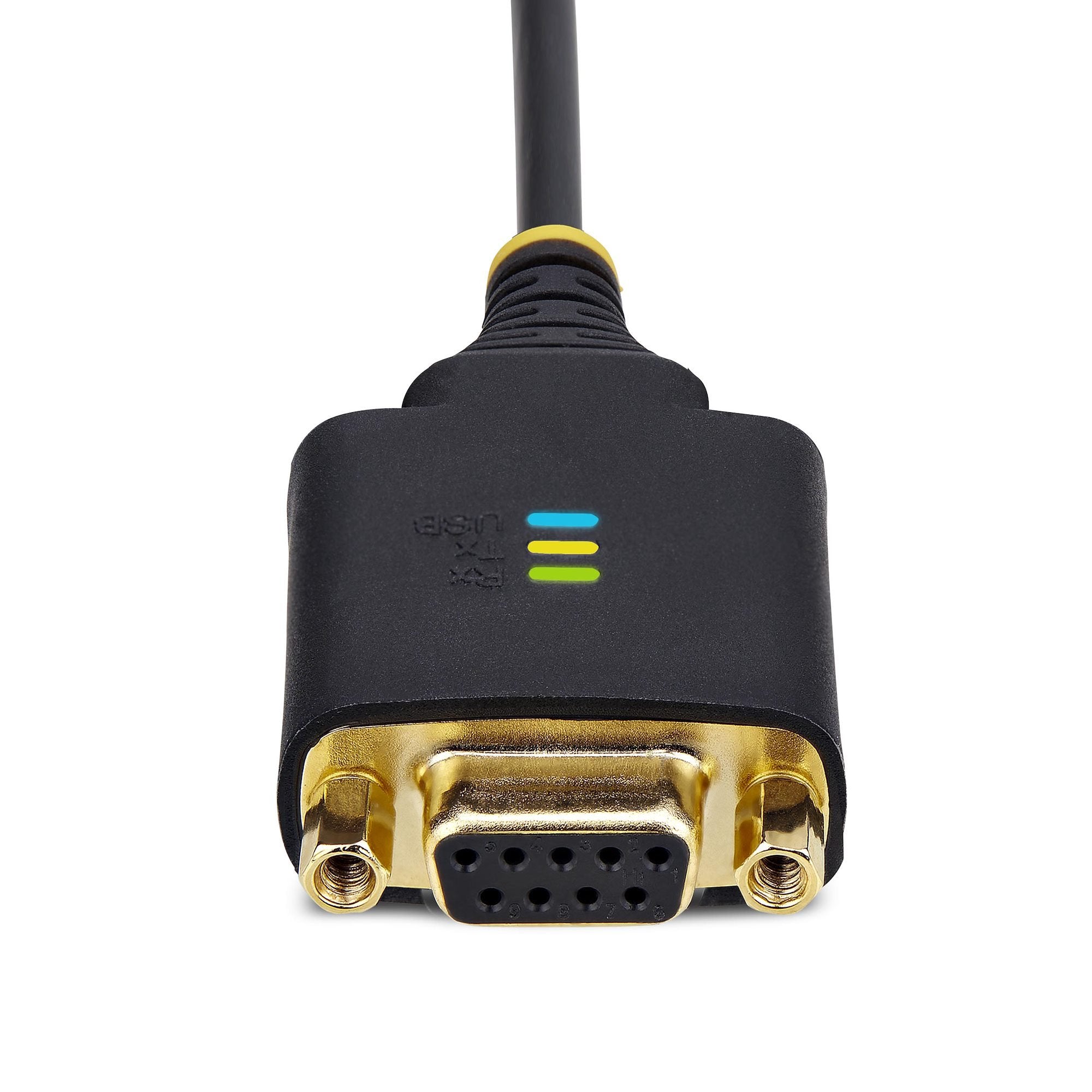 EAN 0065030898362 - StarTech.com 1P1FFCN-USB-SERIAL cable de serie Negro 0,3 m USB tipo A DB-9 imagen 5