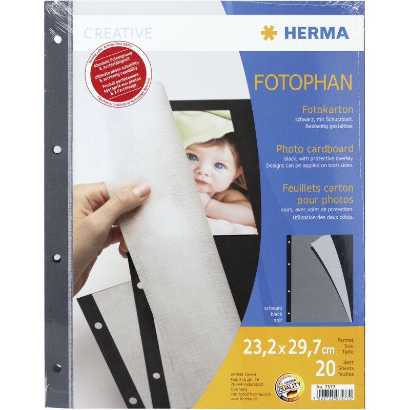EAN 4008705075770 - HERMA 7577 cartulina 20 hojas imagen 1