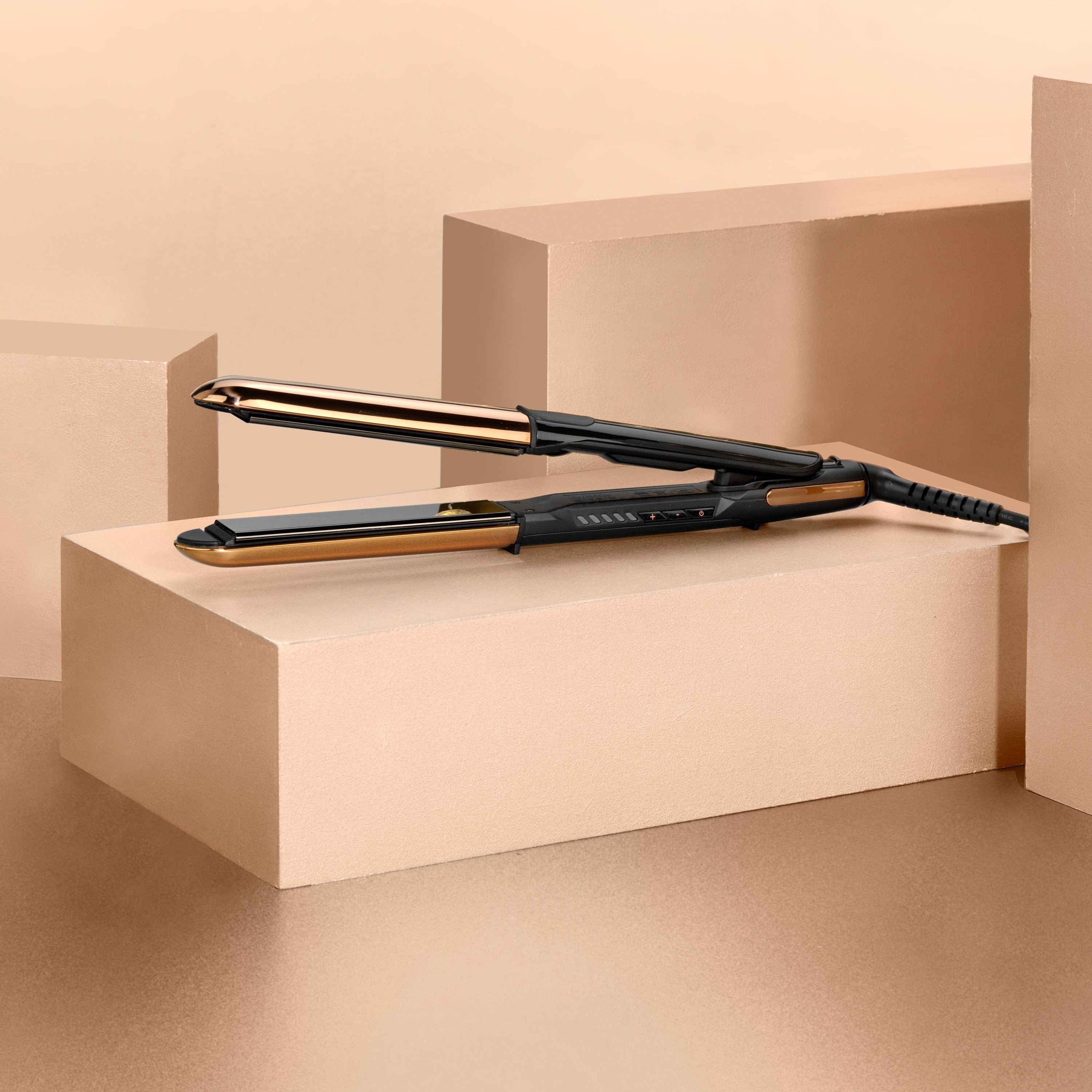 Plancha De Pelo Babyliss Straight & Curl Brilliance Negro