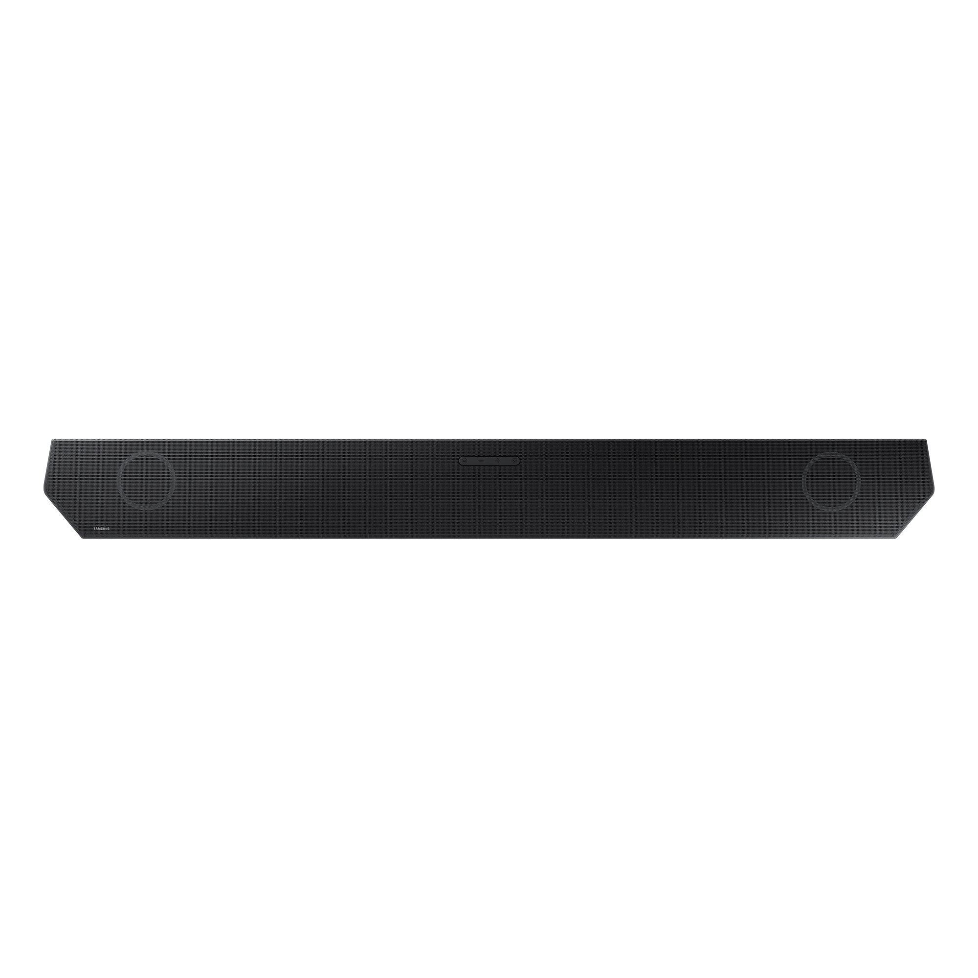 Barra De Sonido Samsung Hw-Q990d Zf Graphite Black Con Subwoofer + Traseros Inalámbricos 41w 11.1.4ch