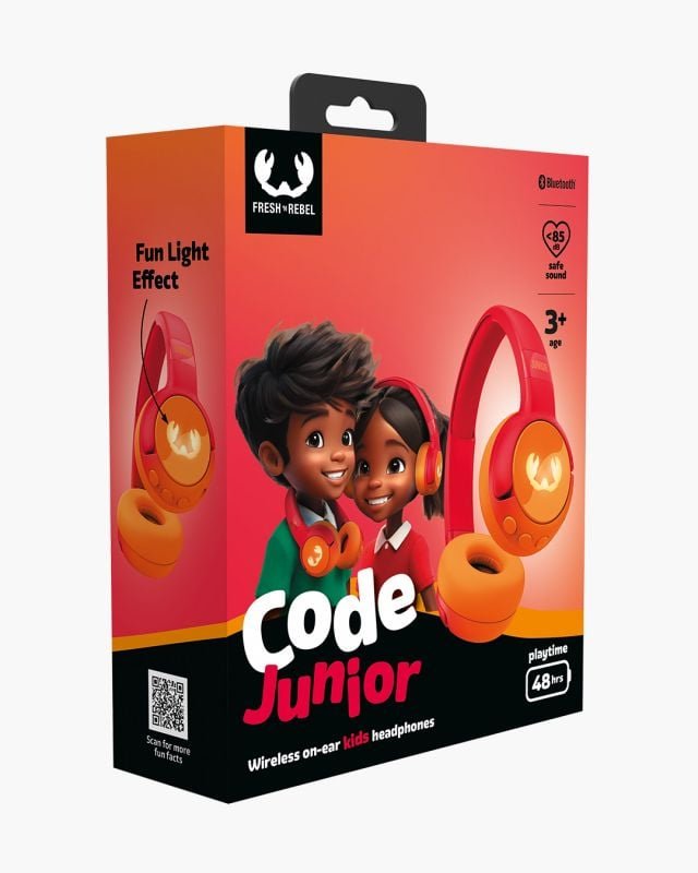 EAN 8720249809623 - Fresh 'n Rebel Code Junior Auriculares Inalámbrico Diadema Llamadas/Música USB Tipo C Bluetooth Naranja, imagen 12