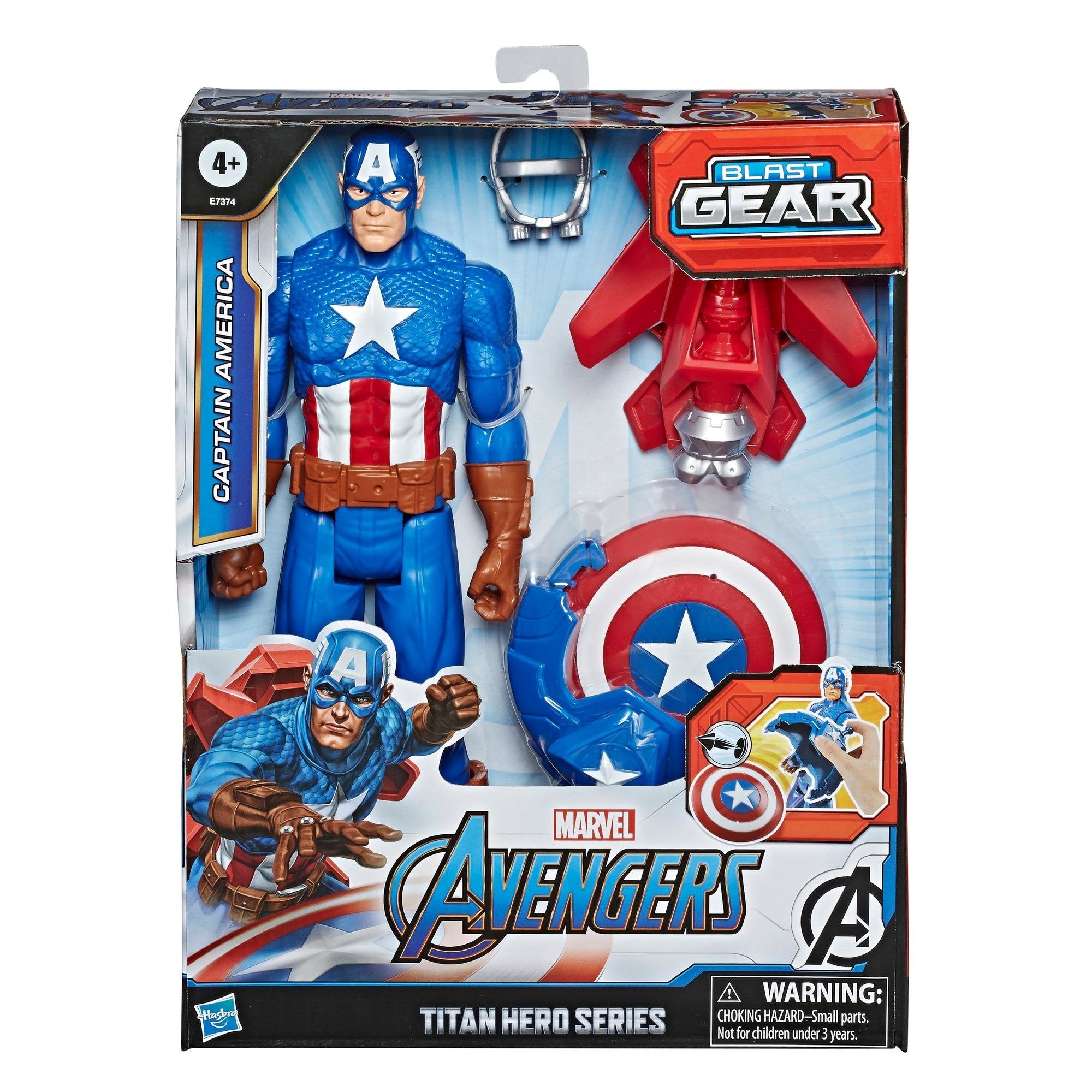 Figura Titan Capitan America Vengadores Avengers Marvel
